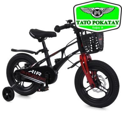 Велосипед дитячий PROF1 AIR PRO 16д. MB 161059 black