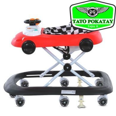 Ходунки ME 1216 CAR WAY Red-Black